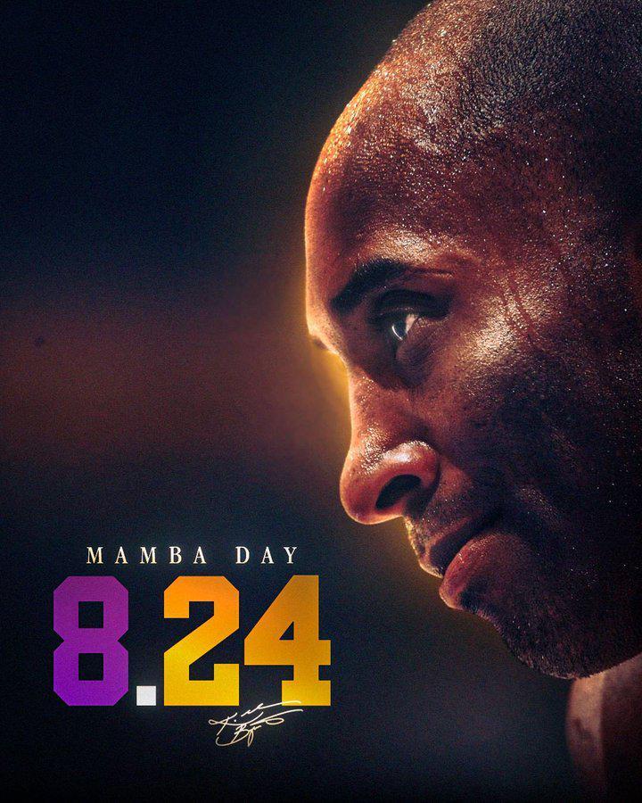 永恒不朽！大加索尔更新社媒分享科比海报纪念曼巴日